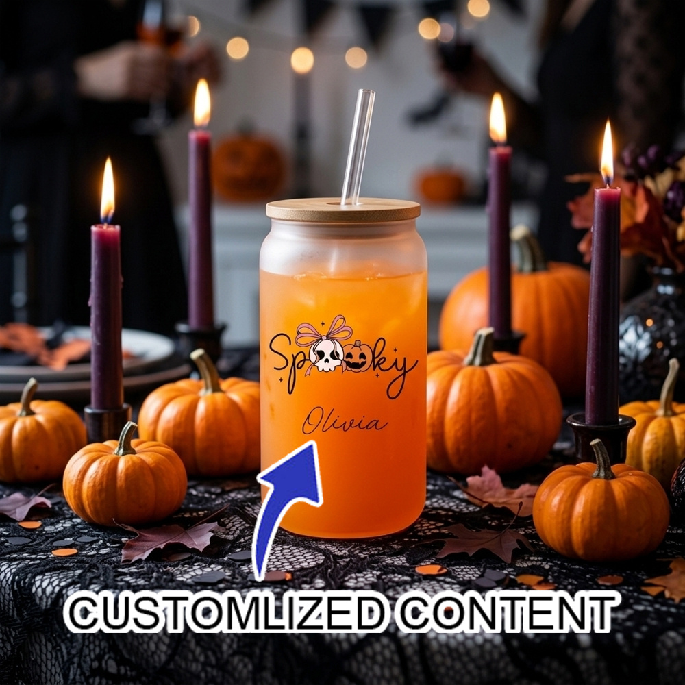 Szklany kubek na Halloween z w – Coffee Equipment For Camping recenzja i cena