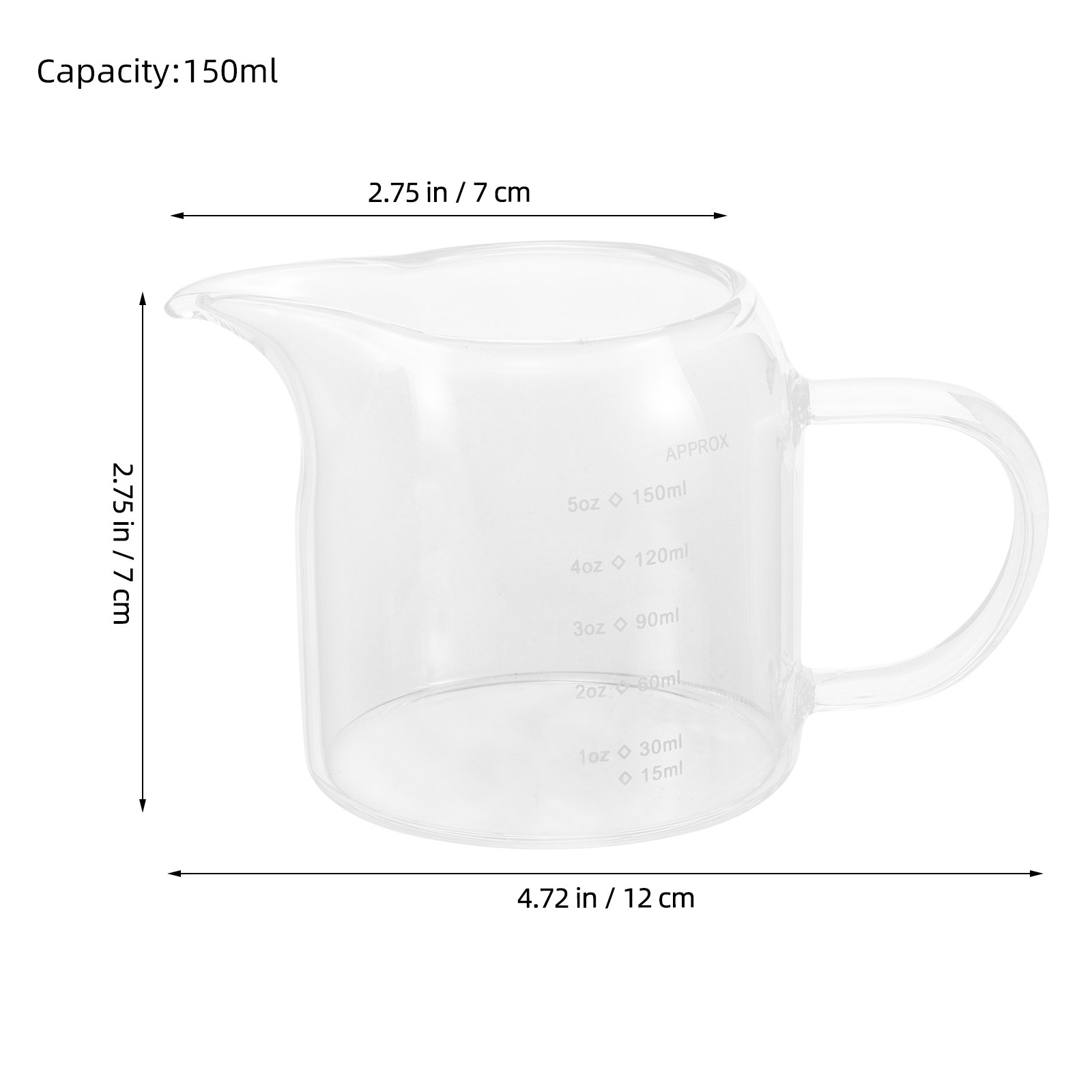 Szklany kubek do odmierzania 1 – Espresso Shot Glass recenzja i cena